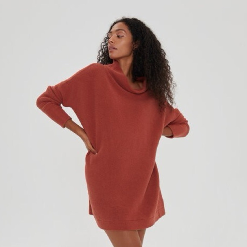 Free People | Ottoman Sweater Brick‎ Rusty Red Size XS